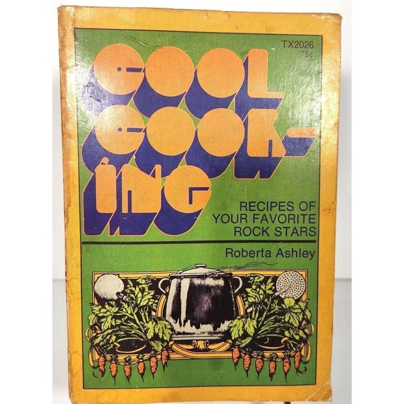 Vintage Cookbook Rock Stars Recipes Photographs Beatles Jackson 5 More 1st Ed. - Picture 1 of 11